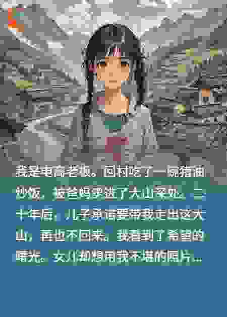 清晨人间，走不出的大山
