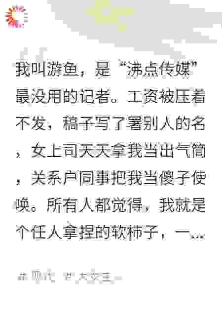 年会那天，老板的庆功PPT换成了他的犯罪证据