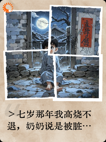 鬼敲门！高烧夜亡邻送药